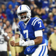 Jacoby Brissett #7 of the Indianapolis Colts celebrates a touchdown against the Jacksonville Jaguars during the first quarter at Lucas Oil Stadium on November 17, 2019 in Indianapolis, Indiana. (Photo by Stacy Revere/Getty Images)